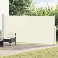 VidaXL Tuinscherm uittrekbaar 180x500 cm crèmekleurig - thumbnail