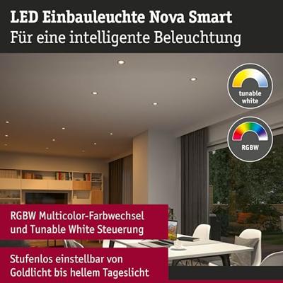 Paulmann 92436 LED-plafondlamp, LED-inbouwlamp 6 W Goud (mat)