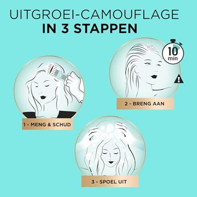 Magic Retouch Permanente haarkleuring nr 4 middenbruin 1 Stuks Magic Retouch Permanente haarkleuring nr 4 middenbruin 1 Stuks