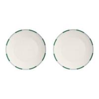 &k amsterdam Bliss Bord Ø 27 cm - Groen - Set van 2 - thumbnail