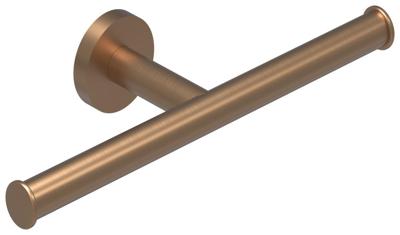 IVY Toiletrolhouder - dubbel - Geborsteld mat koper PVD 6500455