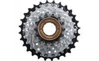 Freewheel 6 speed Shimano MF-TZ510 14-28T - Zilver - thumbnail