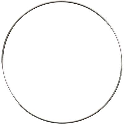 Creativ Company Metalen draadring, d 7 cm, dikte 1,5 mm, zilver, 10 stuk/ 1 doos