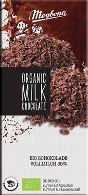 Meybona Organic Milk Chocolate Meybona Organic Milk Chocolate