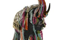 Decoratieve figuren Home ESPRIT Multicolour Hars Olifant 21,5 x 8,5 x 19,5 cm - thumbnail