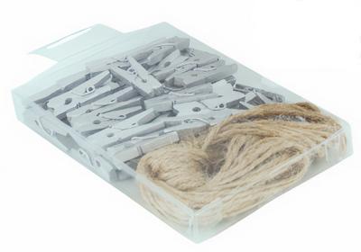 Knijpers Mini 50 stuks Goud/Zilver