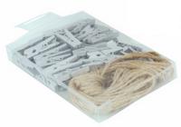 Knijpers Mini 50 stuks Goud/Zilver - thumbnail