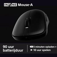 Sony inzone mouse-a draadloze gamingmuis (zwart, 30.000 dpi, 8000 hz, 2.4 ghz, usb-c) - thumbnail