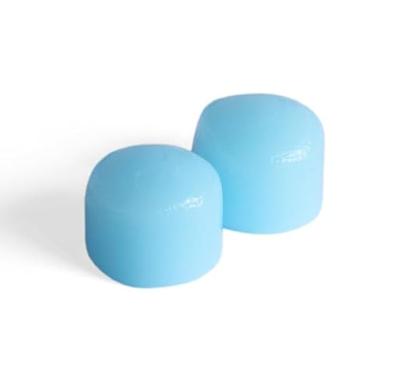 Stopz oordoppen Silicone Aqua, waterbestendig, blauw, blister van 8 stuks