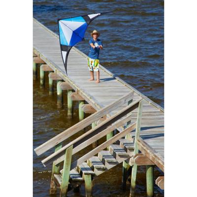 Invento Tweelijnsstuntkite Rookie Aqua 120 Cm Blauw