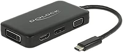 DeLOCK USB-C > VGA / HDMI / DVI / DisplayPort adapter