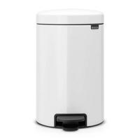 Brabantia pedaalemmer newicon, 12l wit - thumbnail