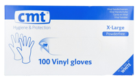 CMT Vinyl Handschoenen Poedervrij Extra Large Wit - thumbnail