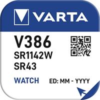 Varta 386 SR42 10 stuks in een doosje - thumbnail