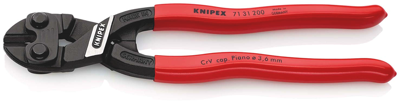 Knipex CoBolt® compacte boutensnijtang | Kunststof bekleed | Zwart geatramenteerd | Lengte 200 mm - 71 31 200 SB
