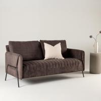 Nohr 2-zits Bank 'Christion' kleur Bruin - thumbnail