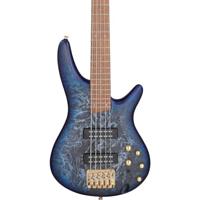 Ibanez SR305EDX Soundgear Cosmic Blue Frozen Matte 5-snarige elektrische basgitaar - thumbnail