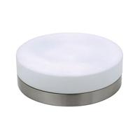 LED Plafondlamp - Opbouw Rond - E27 - Mat Chroom Aluminium - Ø285mm - thumbnail