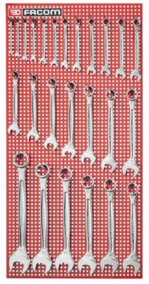 Facom set 25 ringsteeksleutels standaard - 440.P25M Facom set 25 ringsteeksleutels standaard - 440.P25M
