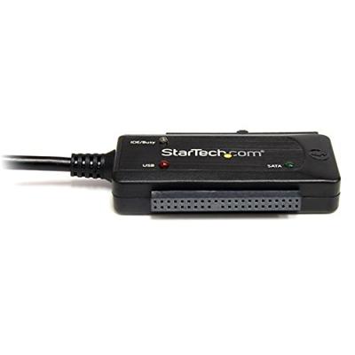 StarTech SATA naar USB-kabel - USB 3.0 naar SATA III harde schijf adapter USB 2.0 2.5 Inch/3.5 Inch SATA/IDE zwart