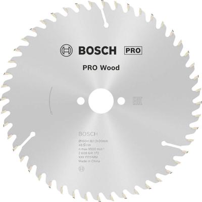 Bosch Accessories Optiline Wood 2608641172 Hardmetaal-cirkelzaagblad 160 x 20 x 1.8 mm Aantal tanden: 48 1 stuk(s)