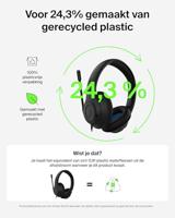 Belkin Gaming Inspire Bedrade Headset voor kinderen met USB-C-adapter, koptelefoon met verstelbare boommicrofoon, max. 85dB, voor Nintendo Switch 2, iPhone 16, Galaxy S25, Tablet, voor op reis - Zwart - thumbnail
