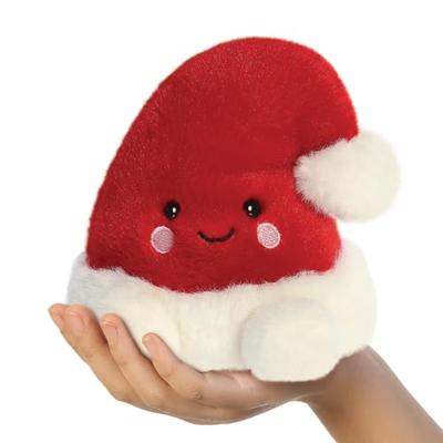 Palm Pals Kerstmuts knuffeltje - 13 cm