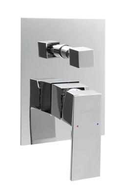 Douchekraan Inbouw Sapho Latus Mengkraan Afbouwdeel 2-weg Chroom Sapho Douchekraan Inbouw Sapho Latus Mengkraan Afbouwdeel 2-weg Chroom Sapho