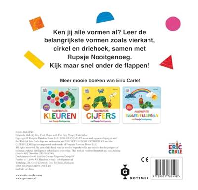 Allereerste vormen met Rupsje Nooitgenoeg