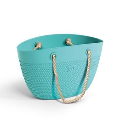 Linda Bag Sea met Touw Handvatten 50x41 cm Turquoise