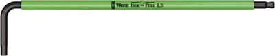 Wera 950 spkl stiftsleutel multicolour, metrisch, blacklaser, hex-plus, 2.5 mm - 1 stuk(s) - 05022604001