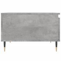 Salontafel 55x55x36,5 cm bewerkt hout betongrijs - thumbnail