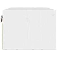 Wandbevestigde nachttafel met lade 2 pcs Wit 50 x 32.5 x 24 cm - thumbnail