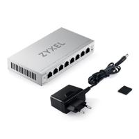 Zyxel GS1200-8V3 Managed L2 Gigabit Ethernet (10/100/1000) Desktop Grijs - thumbnail