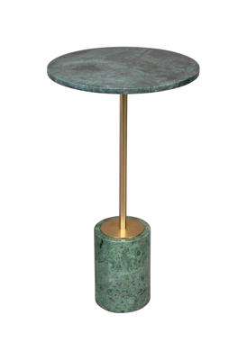 Dutchbone Bijzettafel 'Gunnar' Marmer, kleur Groen Dutchbone Bijzettafel 'Gunnar' Marmer, kleur Groen