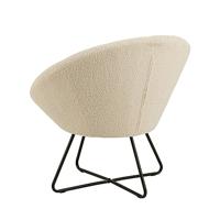 Bendt Fauteuil 'Lærke' Teddy, kleur Beige - thumbnail