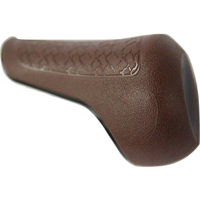 Gazelle Handvat dop rechts - bruin met zwarte bies - thumbnail