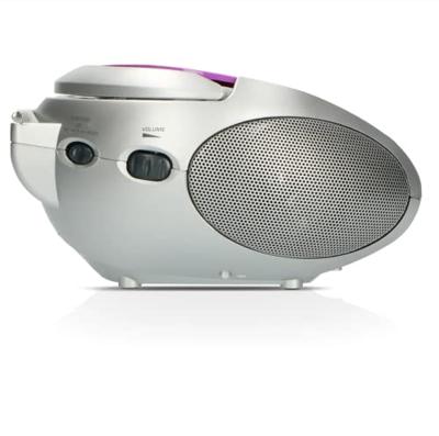 Lenco SCD-24 Draagbare Radio CD-Speler Paars/Zilver Lenco SCD-24 Draagbare Radio CD-Speler Paars/Zilver