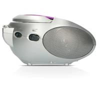 Lenco SCD-24 Draagbare Radio CD-Speler Paars/Zilver - thumbnail