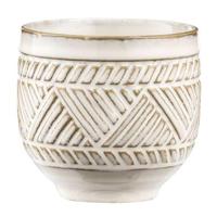 Bloempot Face - wit - 11xØ10,5 cm - thumbnail