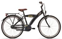 Bikefun Kinderfiets urban city 20 inch met remnaaf - zwart - thumbnail