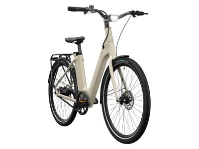 CRIVIT Urban elektrische fiets 3.0 Y riemaandrijving (Desert Beige)