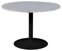 Sohome Ronde Eettafel 'Rune' 110cm, kleur Wit Marmer - thumbnail