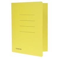 Class'ex dossiermap, 3 kleppen ft 18,2 x 22,5 cm (voor ft schrift), geel - thumbnail