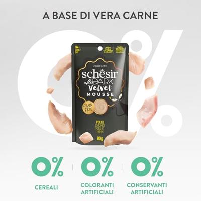 Schesir After Dark Velvet mousse kip 80g - thumbnail
