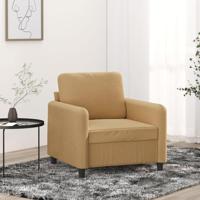 Fauteuil 60 cm fluweel bruin - thumbnail