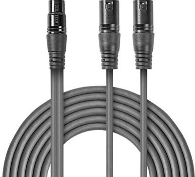 Gebalanceerde XLR-Audiokabel | 2x XLR 3-pins male - XLR 3-pins female | 1,5 m | Grijs Gebalanceerde XLR-Audiokabel | 2x XLR 3-pins male - XLR 3-pins female | 1,5 m | Grijs