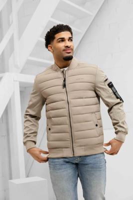 Pure Path Padded Soft Shell Jas Heren Beige - Maat L - Kleur: Beige | Soccerfanshop