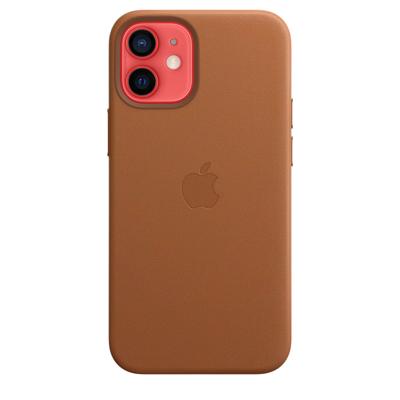 Apple leather case iPhone 12 Mini Saddle Brown