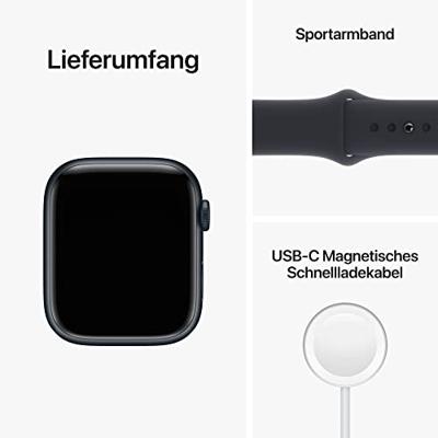 Refurbished Apple Watch SE 2022 GPS 44mm Zwart Als nieuw